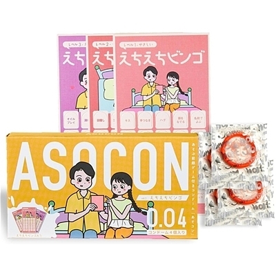 あそぶ前戯ゲーム付きコンドーム「ASOCON」Vo3(コンドーム) あそぶ前戯ゲーム付きコンドーム「ASOCON」Vo3(コンドーム)